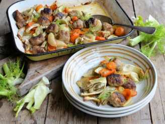 Moroccan Meatball and Lentil Bake With Company!