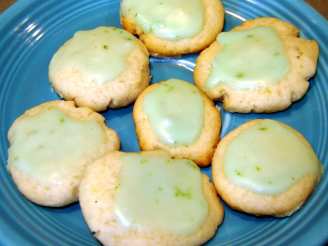 Lime Ginger Butter Cookies