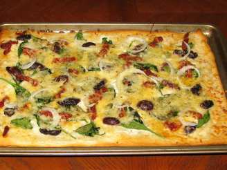 Rachael Ray's Vegeterranean Pizza