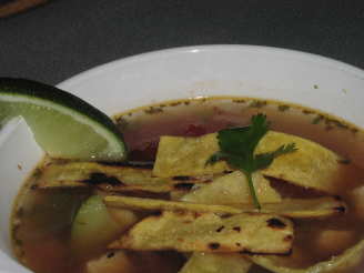 Mexican Lime & Bean Soup