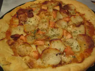 Rosemary Chicken and Potato Pizza