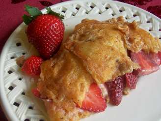 Strawberry Croissant French Toast