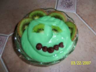 Kiwi Green Goblin Pudding