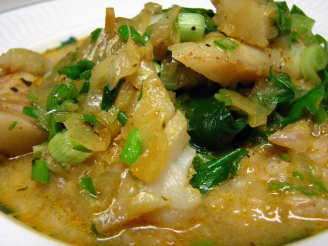 Thai-Style Tilapia With Coconut-Curry Broth