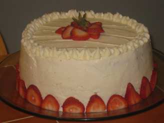 Mary or Francis's Strawberry Party Cake