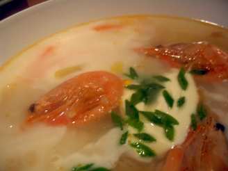 Garlic, Chilli and Ginger Seafood Chowder