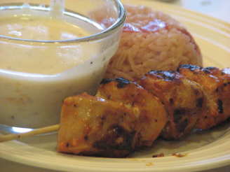 Shish Taouk Toum - Grilled / BBQ Chicken With Garlic Sauce