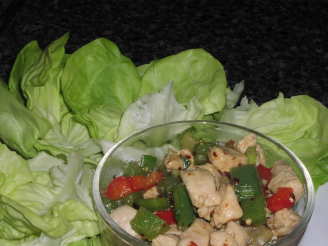 Szechuan Chicken (Or Tofu) in Lettuce Bundles (Solo Cooking)