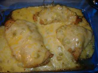 Crisp and Creamy Baked Chicken