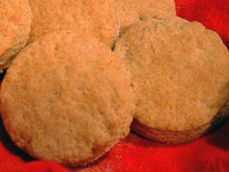 100% Whole Wheat Sour Cream Biscuits