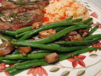Mushrooms and Green Beans
