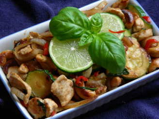 Basil Chicken and Cashew Nuts