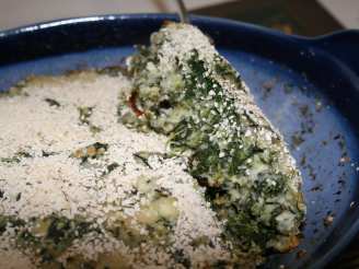 Spinach Cheese Kugel (Low Fat)