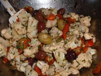 Cauliflower Olive Antipasto Salad