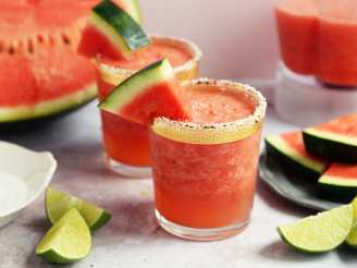 Frozen Watermelon Margaritas for a Crowd