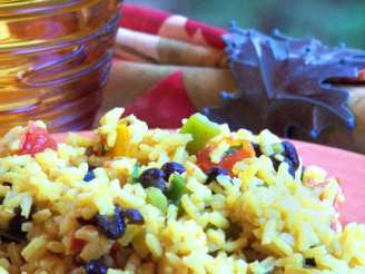 Black Bean & Yellow Rice Salad
