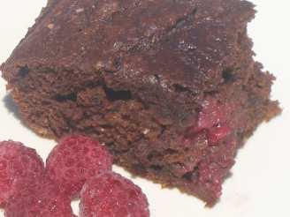 Low-Fat Raspberry Brownies for 1 or 2