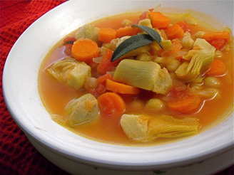 Artichoke and Garbanzo Stew