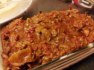 Awesome Shredded Beef  Burritos or Tacos (Crock Pot)