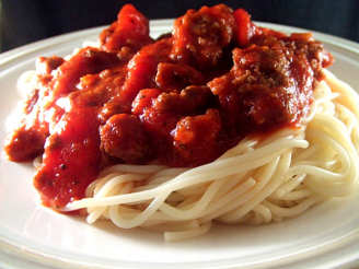 Slow Cooker (Crock Pot) Spaghetti Sauce With Marvelous Meatballs