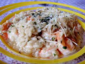 Shrimp Risotto With Fresh Herb Butter