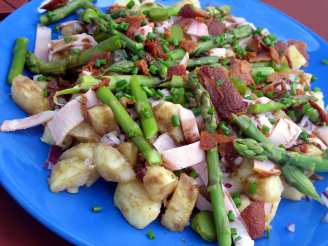 Spring Asparagus, Ham and Potato Salad - Honey Mustard Dressing