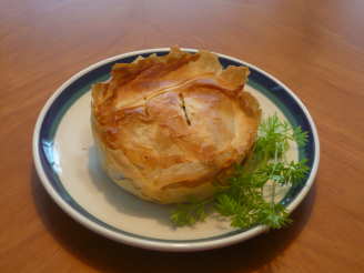 Kreatopita (Greek Meat Pie Using Phyllo Pastry)