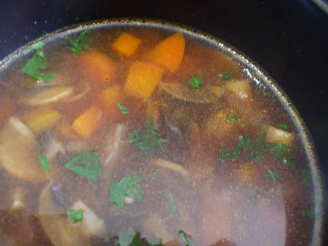 Mushroom Vegetable Soup
