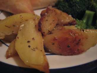 Vegan Greek Roasted Potatoes