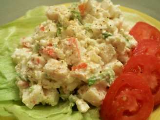 Cottage Cheese Crab Salad for Two