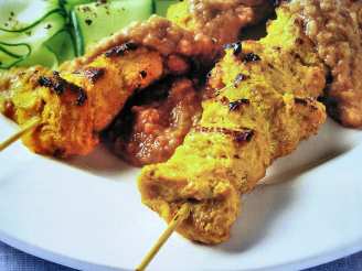 South China Morning Post 1963 - Authentic Chicken Satay Skewers
