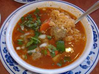 Mexican Meatball Soup - Albondigas