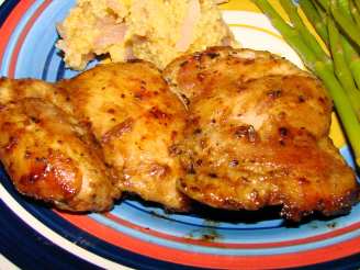 Pan-Fried Glazed Chicken With Basil - Ww