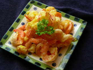 Grilled Garlic Shrimp With Saffron
