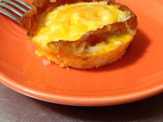 Eggs Baked in Bacon Ring