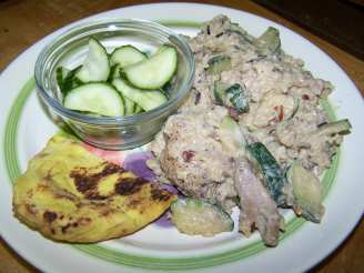 Indonesian Coconut Rice With Chicken and Zucchini