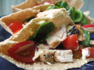 Grilled Lemon Chicken Wrap With Chilli Mayonnaise