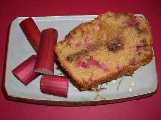Rhubarb Streusel Bread