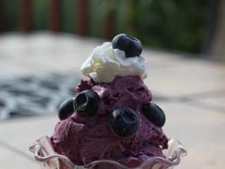 Blueberries and Cream Ice Cream