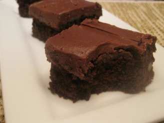 Chocolate Frosted Zucchini Brownies