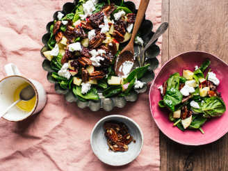 Spinach Salad With Caramelized Pecans