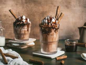 Chocolate-Almond Coffee Frappe