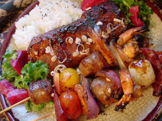 Grilled Shrimp and Chorizo Skewers