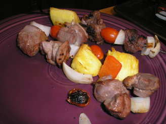 Anguilla Beef and Pineapple Kebabs from Longmeadow Farm