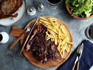 Classic Entrecote Bordelaise - Steak in Red Wine With Shallots