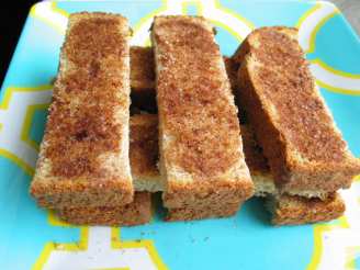 Cinnamon Sugar Toast Strips