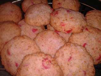 Cherry Chip Cornflake Cookies