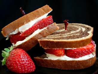 Strawberry Cream Cheese Sandwich