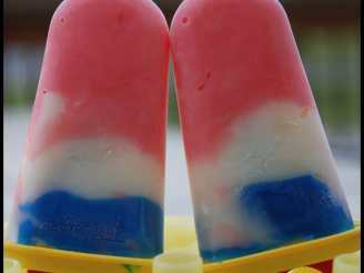 Red White and Blue Popsicles