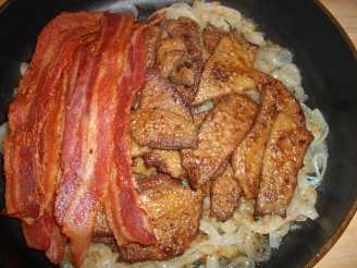 Beef or Pork Liver, With Bacon and Onions (For 2)